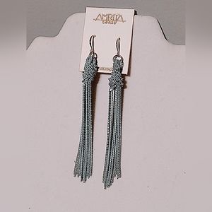 New Aztec Knot Silver Earrings